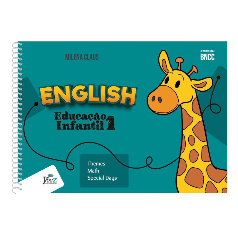 Livro English Educação Infantil 1 Inglês Crianças 3 anos Educação Infantil Bilíngue