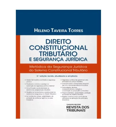 Livro - Direito Constitucional Tributario e Seguranca Juridica - Torres