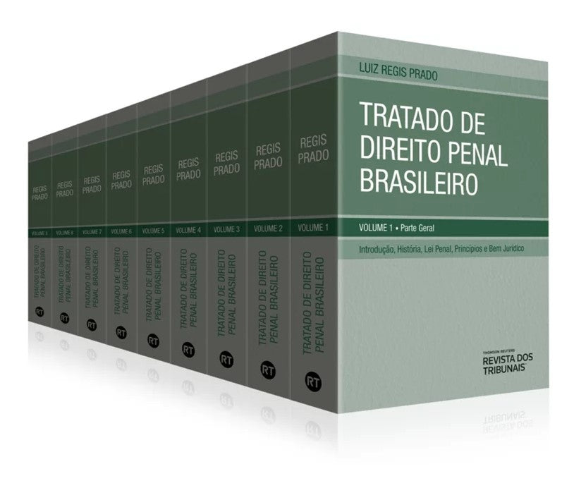 Livro - Tratado de Direito Penal Brasileiro - Colecao com 9 Volumes - Prado